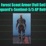 Forest Scout Armor [Full Set] [Vanguard's-Sentinel-5/5 AP Refresh] - image